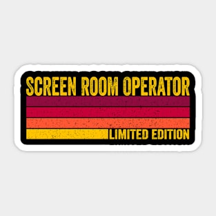 Screen Room Operator Sticker